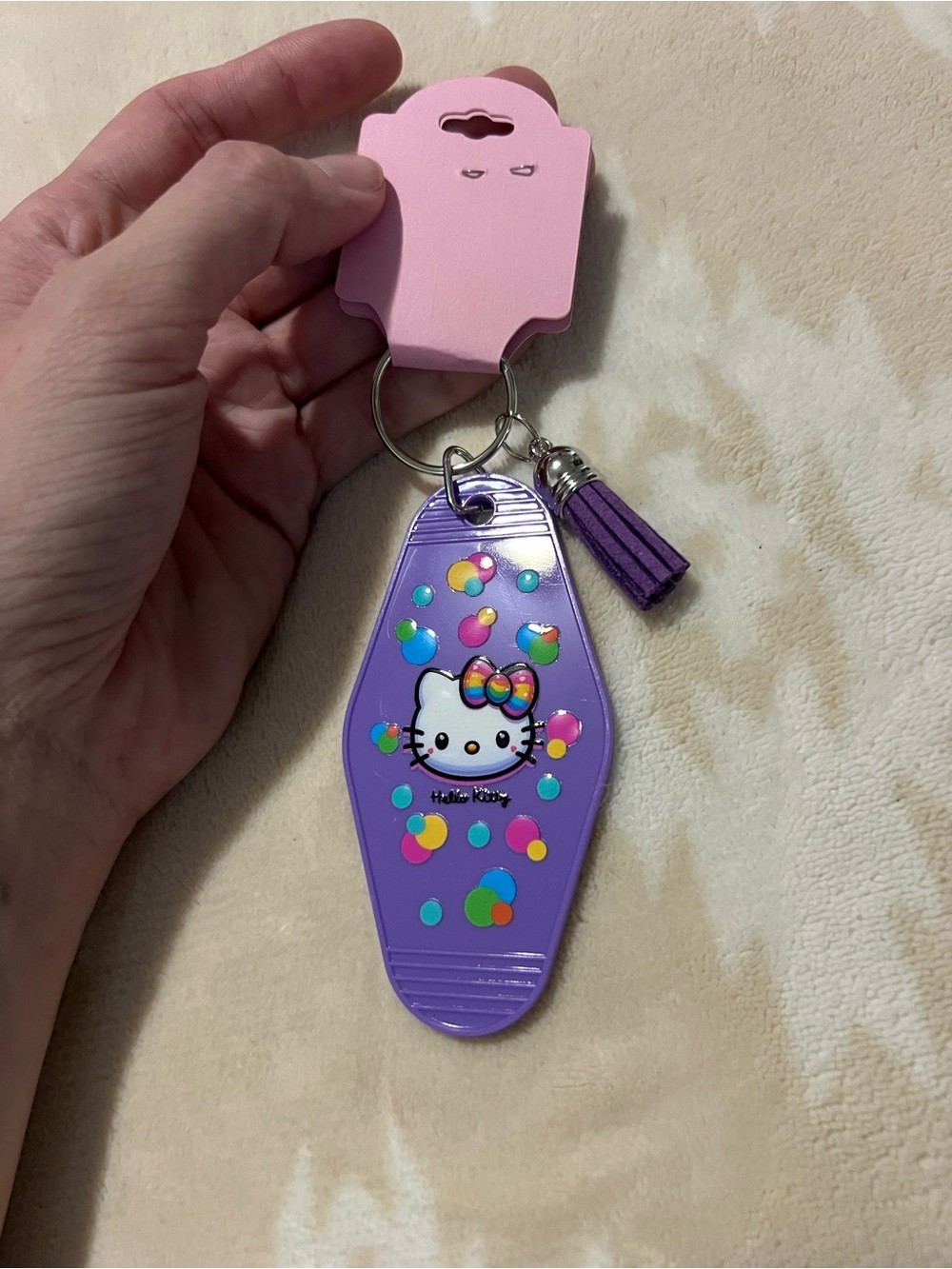 Colorful Hello Kitty Keychain 🌈 - Picture 4 of 4